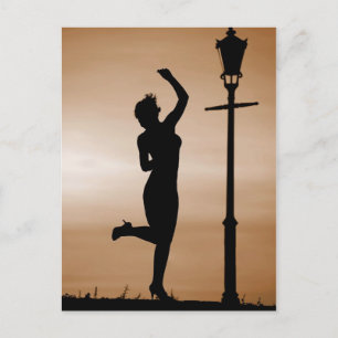 Carte Postale Danse au coucher du soleil
