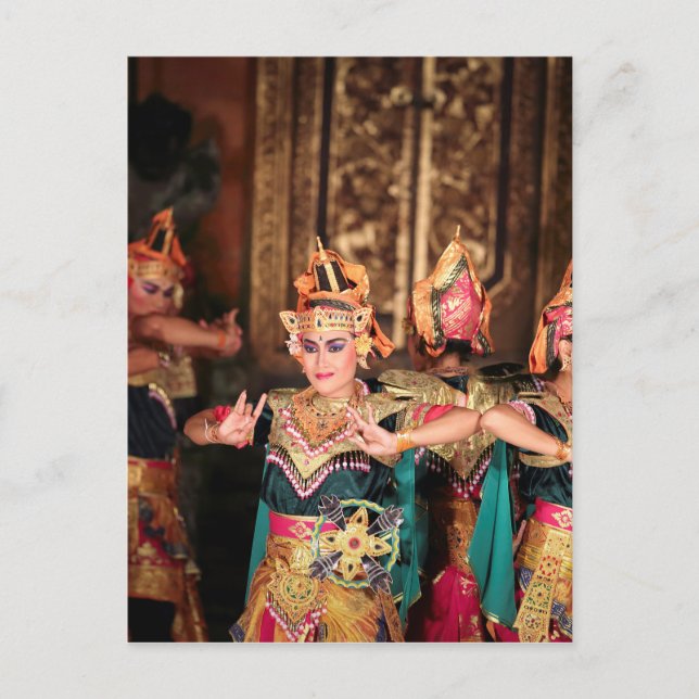 Carte Postale Danse balinaise (Devant)
