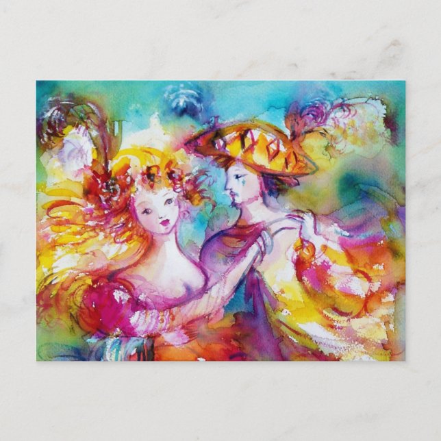 CARTE POSTALE DANSE CARNIVALE (Devant)