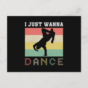 Carte Postale Danse Danser Soirée Musique Danser Sport Idée cade