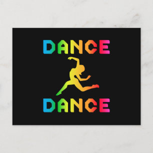 Carte Postale Danse Danser Soirée Musique Sport Danser Idée cade