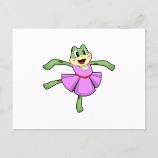 Carte Postale Danse de ballet de grenouille