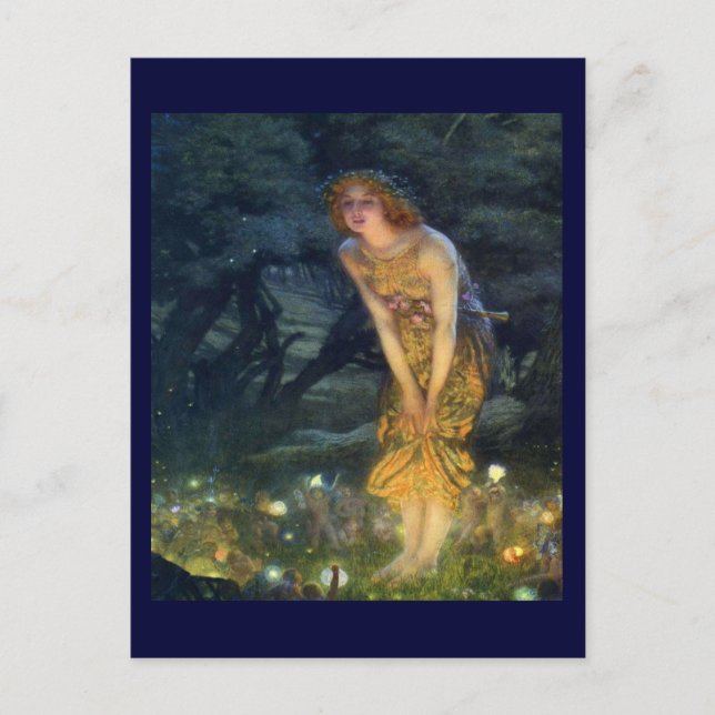 Carte Postale Danse de fée de minuit (Devant)