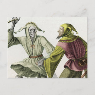 Carte Postale Danse de la mort - L'idiot