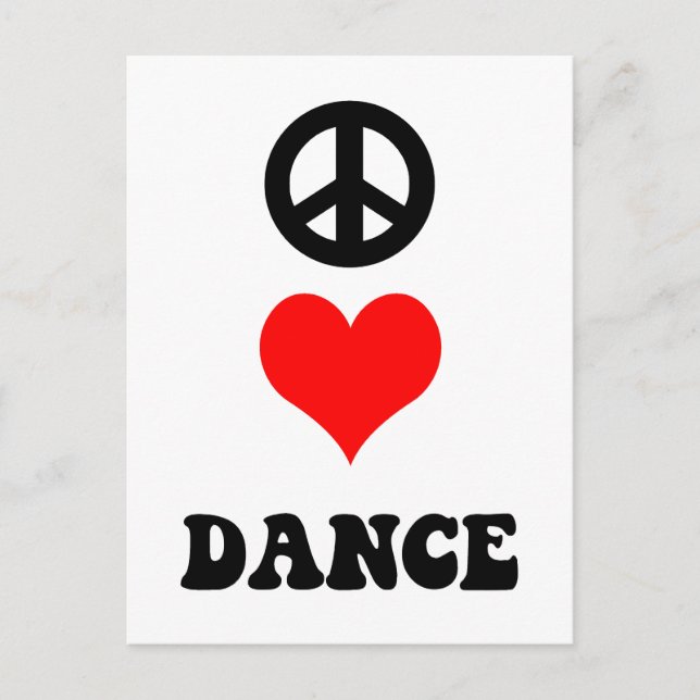 Carte Postale Danse de la paix (Devant)