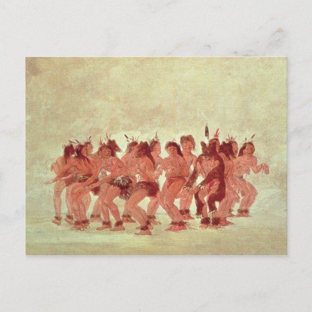 Carte Postale Danse de l'ours (Devant)