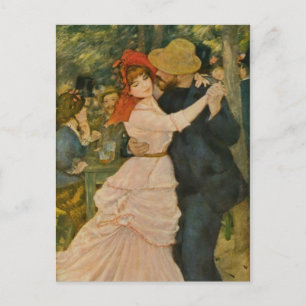 Carte Postale Danse de Pierre-Auguste Renoir à Bougival (1883)