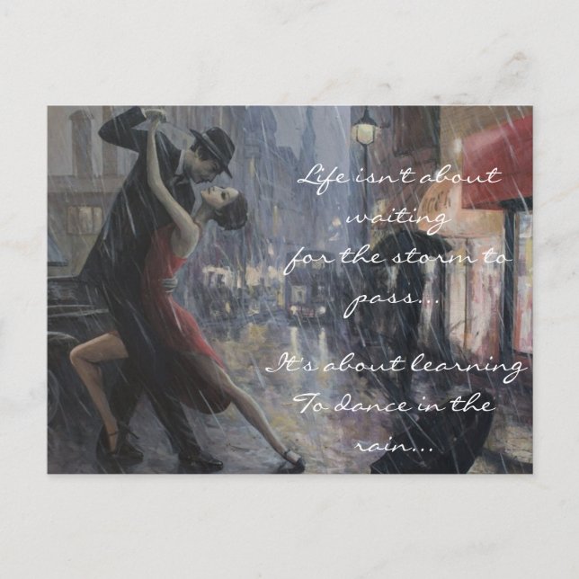 Carte Postale Danse de pluie (Devant)