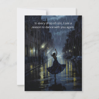 Carte Postale Danse de pluie de minuit
