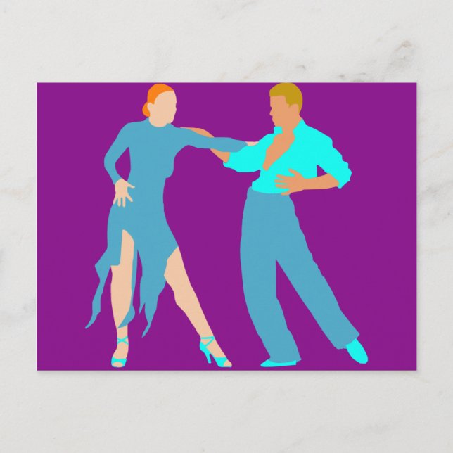 Carte Postale Danse de salon (Devant)