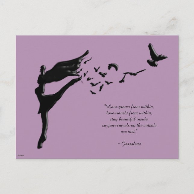Carte Postale Danse De Vol (Devant)
