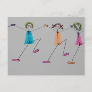 Carte Postale danse en ligne