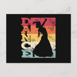 Carte Postale Danse flamenco Dance Robe flamenco
