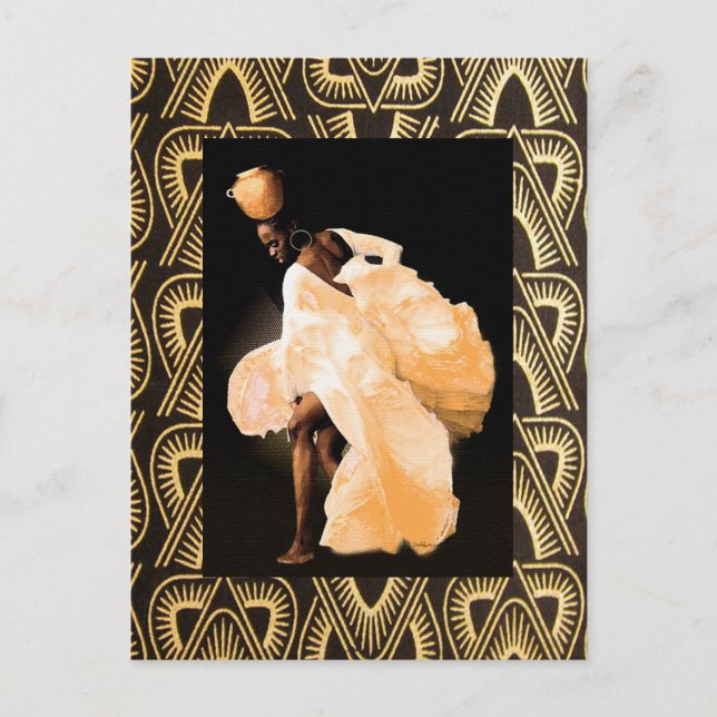 Carte Postale Danse folklorique africaine (Devant)