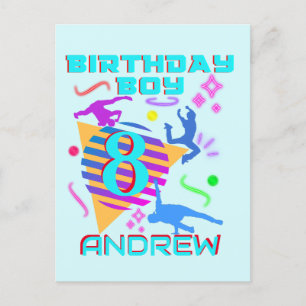 Carte Postale Danse Hip Hop Breakdance Anniversaire Garçon Assor