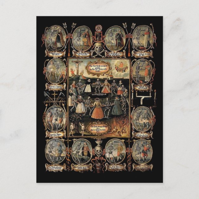 Carte Postale Danse Macabre (Devant)