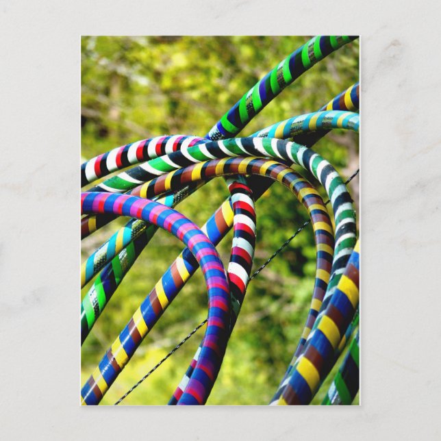 Carte Postale Danse polynésienne Hooping dans le style (Devant)