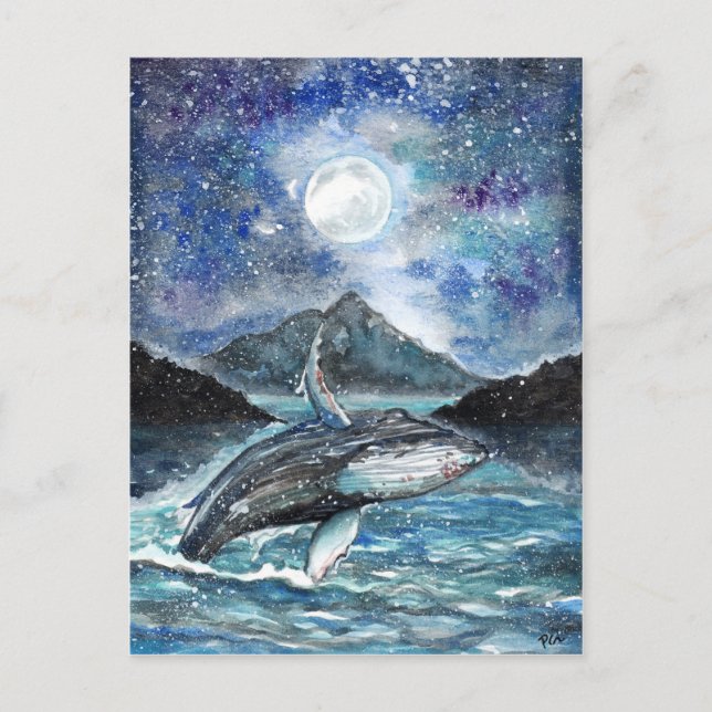Carte Postale Danse sous la lune (Devant)