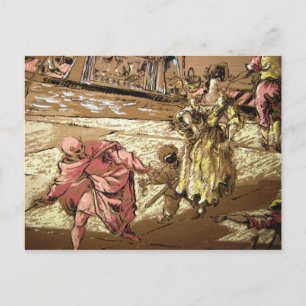 Carte Postale Danser avec le diable