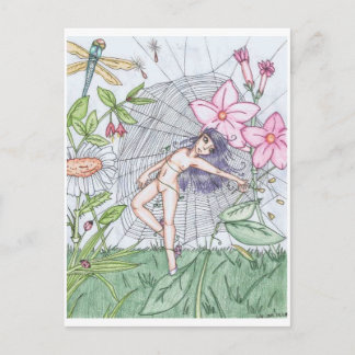 Carte Postale Danser dans la nature.