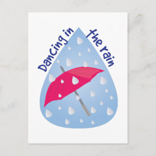 Carte Postale Danser Dans La Pluie