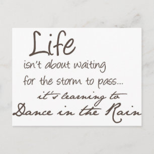 Carte Postale Danser Dans La Pluie