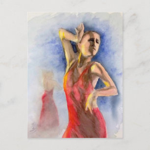 CARTE POSTALE DANSER FLAMENCO 2