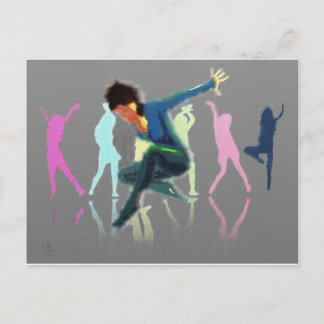 Carte Postale Danser pour Joy Art