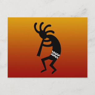 Carte Postale Danses de conception sud-ouest Kokopelli