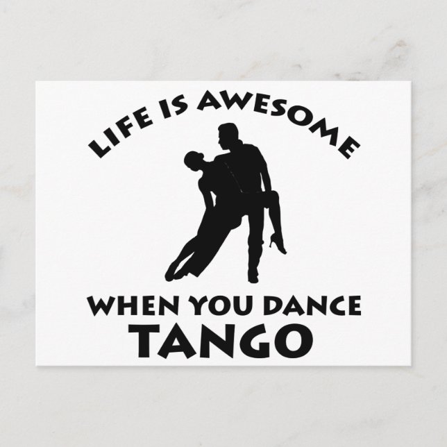 Carte Postale Danses Tango Designs (Devant)