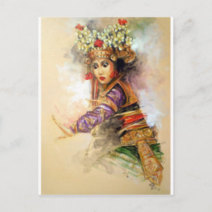 Carte Postale Danseur balinais