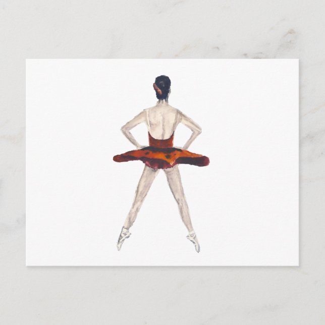 Carte Postale Danseur de ballet (Devant)