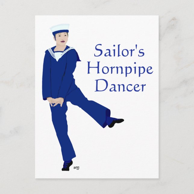 Carte Postale Danseur de cornemuse (Devant)