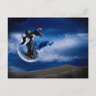 Carte Postale Danseur de lune - Rêves de sable