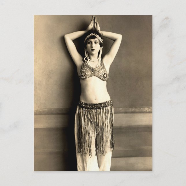 Carte Postale Danseur du ventre (Devant)