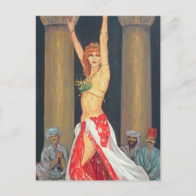 Carte Postale Danseur du ventre 1993 (Devant)