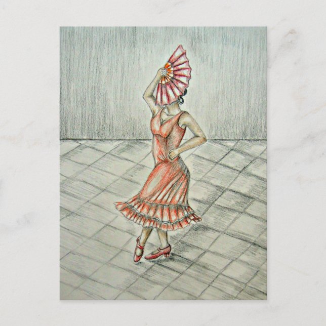 Carte Postale Danseur espagnol (Devant)