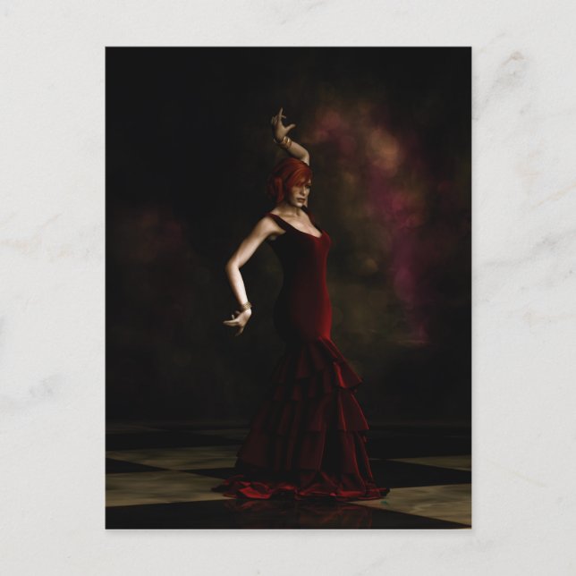 Carte Postale Danseur flamenco (Devant)