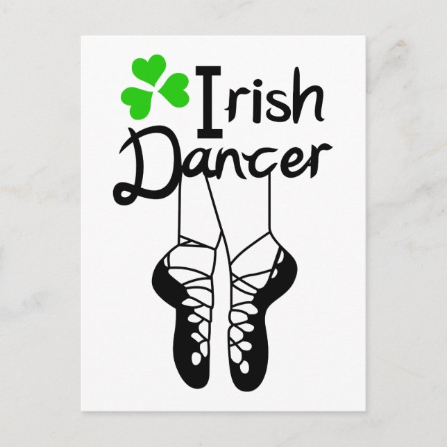 Carte Postale Danseur irlandais (Devant)