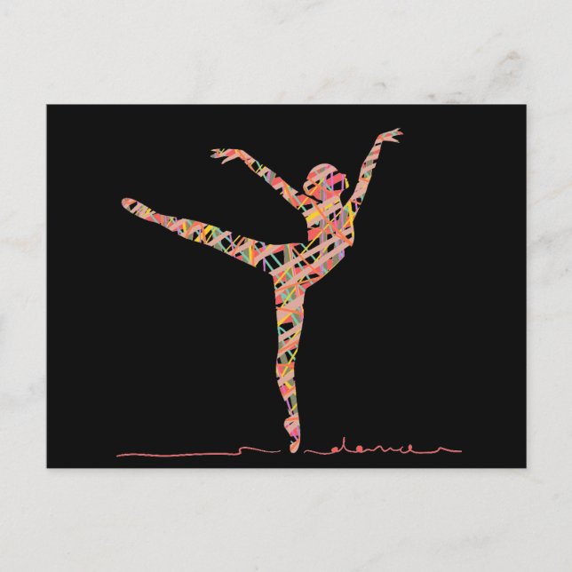 Carte Postale Danseur moderne Ballet (Devant)