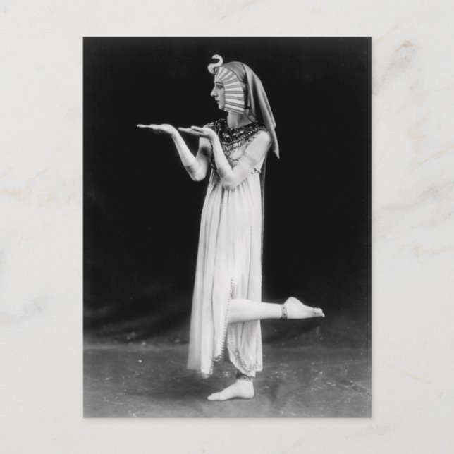 Carte Postale Danseur russe en costume Cléopâtre (Devant)