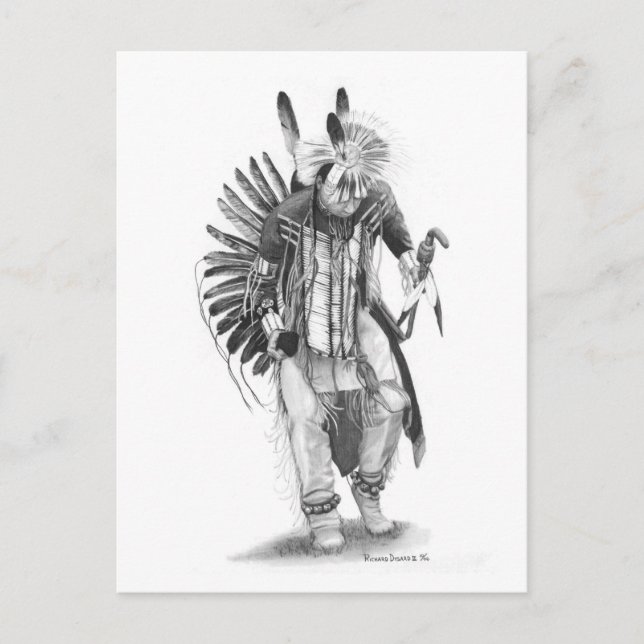 Carte Postale Danseur traditionnel (Devant)