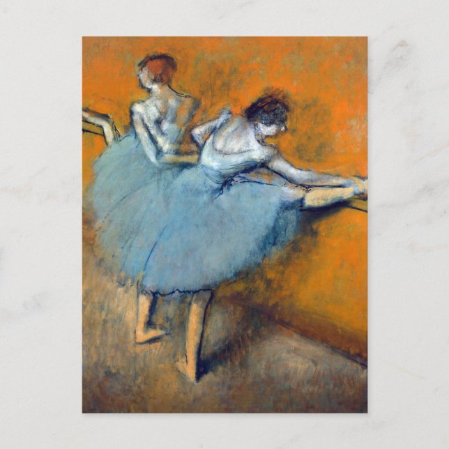 Carte Postale Danseurs au Barre, Edgar Degas (Devant)