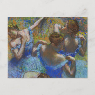 Carte Postale Danseurs bleus Edgar Degas