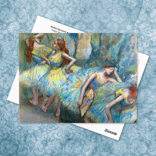 Carte Postale Danseurs de ballet dans les ailes Edgar Degas