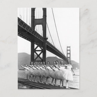 Carte Postale Danseurs de golden gate bridge