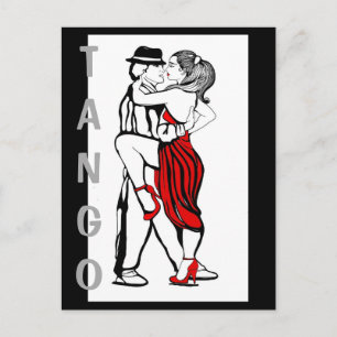Carte Postale Danseurs de tango