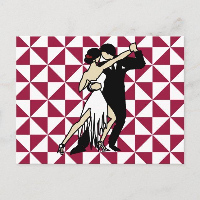 Carte Postale Danseurs de tango (Devant)
