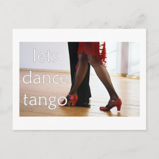Carte Postale Danseurs de tango !