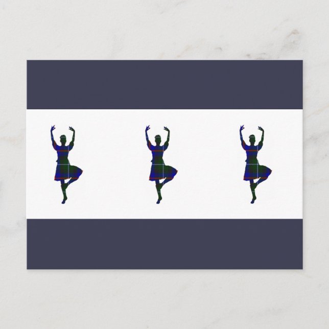 Carte Postale Danseurs écossais des Highlands (Devant)